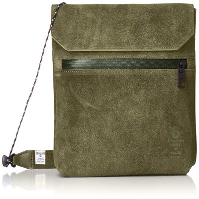Assob 091750 Waterproof Suede Leather Sacoche Water Proof SUEDE SACOCHE KHAKI