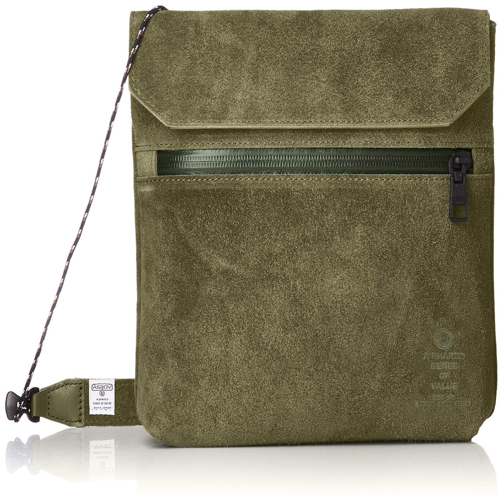 Assob 091750 Waterproof Suede Leather Sacoche Water Proof SUEDE SACOCHE KHAKI