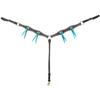 1.5-inch Scallop Breastcollar with Blood Knots and Antique Copper Dots view 1