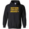 AH01 - Northern Kentucky Norse Basic Block Hoodie - X-Large - Black view 1