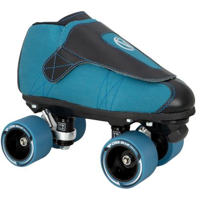 VNLA Junior Code Blue Jam Skate for Men and Women - Indoor Unisex Roller Skate (Men 12 / Women 13)