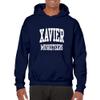 AH46 - Xavier Musketeers Front And Back Print HOODIE - X-Large - Navy view 2