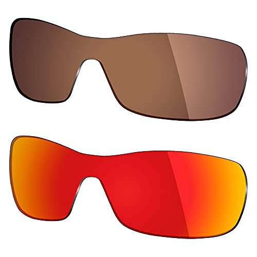 Mryok 2 Pair Polarized Replacement Lenses for Oakley Antix Sunglass - Options