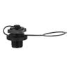 Alomejor 22.9mm Caliber Raft Screw Valve Plastic Inflatable Boat Replacement Black view 1