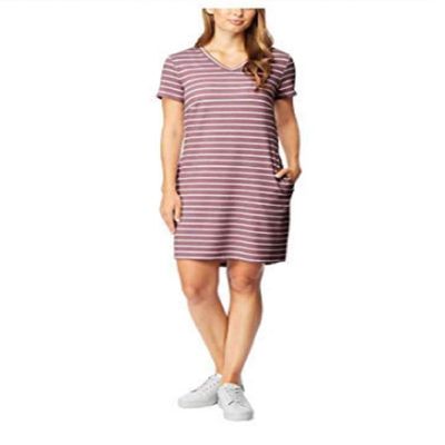 32 DEGREES Ladies' Short Sleeve Dress (S, Pink)