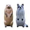 BIGSHOT Pro Hunter Raccoon & Groundhog 3D Archery Target Combo - Life-Size Dual Critter Set for Compound, Recurve & Youth Bows - Durable Self-Healing Foam - Weatherproof Outdoor Target Practice view 1