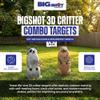 BIGSHOT Pro Hunter Raccoon & Groundhog 3D Archery Target Combo - Life-Size Dual Critter Set for Compound, Recurve & Youth Bows - Durable Self-Healing Foam - Weatherproof Outdoor Target Practice view 2