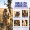 BIGSHOT Pro Hunter Raccoon & Groundhog 3D Archery Target Combo - Life-Size Dual Critter Set for Compound, Recurve & Youth Bows - Durable Self-Healing Foam - Weatherproof Outdoor Target Practice view 3