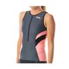 TYR TCOFN6A194XS Women's Comp Singlet Grey/Coral XS view 1