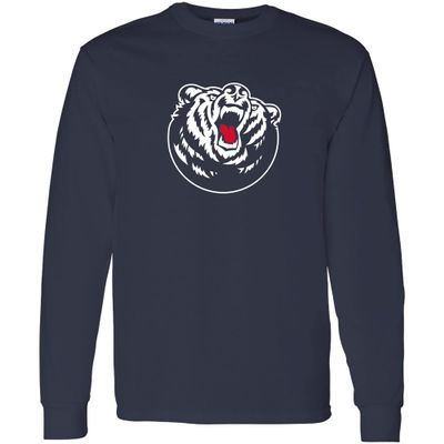 Underground Printing Belmont Univ Primary Logo LS Tee - 2XL - Navy