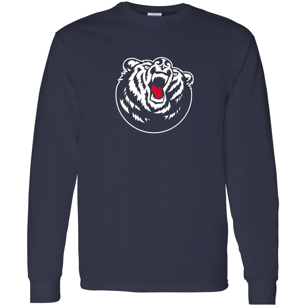 Underground Printing Belmont Univ Primary Logo LS Tee - 2XL - Navy