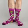 Good Luck Sock Men's Peanut Butter & Jam Socks, Adult, Shoe Size 7-12 view 3