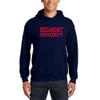 UGP Campus Apparel AH01 - Belmont University Bruins Basic Block HOODIE - 3X-Large - Navy view 3