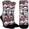 Good Luck Sock Women's Floral Pandas Socks, Adult, Shoe Size 5-9 view 3