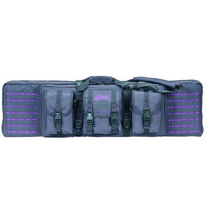 42" Padded Weapons Case - Lady Voodoo Custom Series, Gray/Purple, Gray/Purple