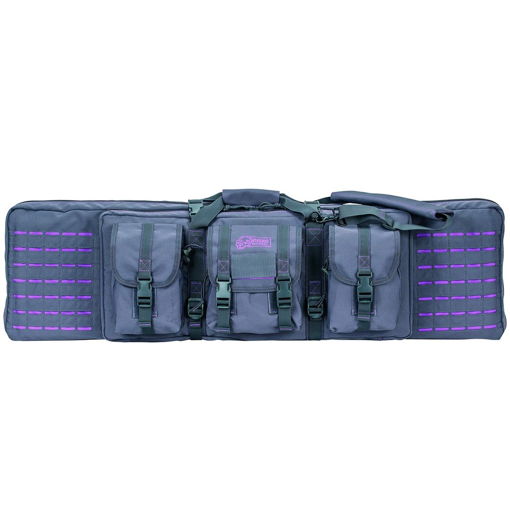 42" Padded Weapons Case - Lady Voodoo Custom Series, Gray/Purple, Gray/Purple