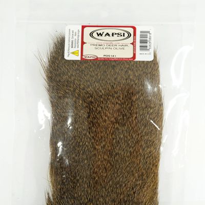Wapsi Premo Deer Hair Strips Sculpin Olive