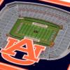 YouTheFan NCAA Auburn Tigers 3D StadiumView Coasters - Jordan-Hare Stadium 4" x 4" view 3