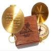 Engraved Compass with Thoreau's Go Confidently Quote (Personalized Compass & Box) view 1