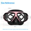 COPOZZ Youth Scuba Mask, Low Volume No Fogging Snorkeling Scuba Dive Glasses, Seal Free Diving Tempered Glass Mask Goggles, Swimming Scuba Dive Snorkeling Swim Mask Diving Goggles for Men Women view 2