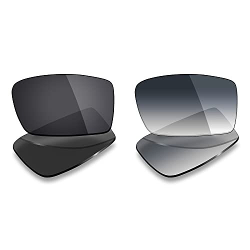 Mryok 2 Pair Polarized Replacement Lenses for Oakley Gascan Sunglass - Options