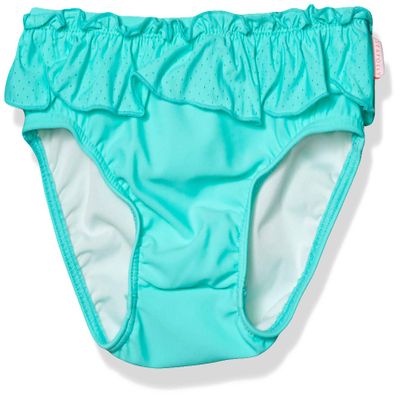 Seafolly Toddler Girl's Coated Baby Swim Bottom Swimwear, Sweet Summer Opal, 1