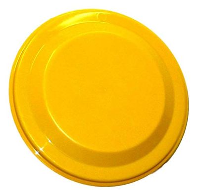 Jean Plastics 6 Flyers, Flying Discs (Yellow) 9 1/4 Inch Dia.