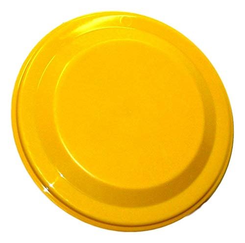 Jean Plastics 6 Flyers, Flying Discs (Yellow) 9 1/4 Inch Dia.
