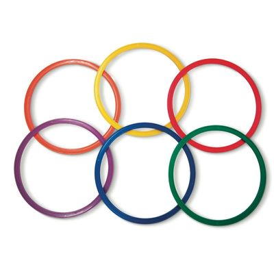 Palos Sports Sports and Agility Flat Hoops - Set of 12-14", 20" or 24" (20 inch)