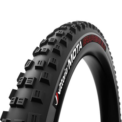 Vittoria Mota Mountain Bike Tires for Wet Terrain Conditions - Enduro MTB Tire for The Muddiest Courses - Tubeless Ready (27.5x2.35, Black)