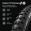 Vittoria Mota Mountain Bike Tires for Wet Terrain Conditions - Enduro MTB Tire for The Muddiest Courses - Tubeless Ready (27.5x2.35, Black) view 3