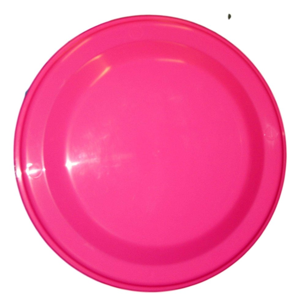 Jean Plastics 6 Flyers, Flying Discs (Pink) 9 1/4" Dia.