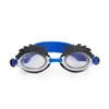 Bling 2O Boys Swim Goggles for Kids  Blue Bushy Eyebrows Design, Anti-Fog UV Protection Lenses, Adjustable Strap, Leakproof Comfortable Fit for Pool, Beach, Swim Lessons & Vacation, Ages 3+ view 1