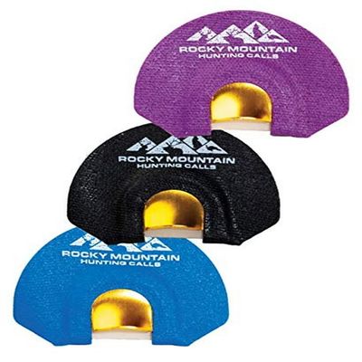 Rocky Mountain Hunting Calls 142 GTP Series Black Magic, Reaper, and Spellbound Elk Diaphragm Calls, Pack of 3