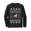 All I Want For Christmas French Bulldog Ugly Sweater Tshirt view 1