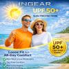 INGEAR Men's Long Sleeve Running Shirt, Quick Dry, Lightweight Rash Guard, Fishing Shirt, Sun Protection UPF 50+ Sizes S-3X (Mint, XX-Large) view 3