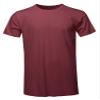 Youstar Solid Basic Short Sleeve Crew Neck Tee Burgundy M view 1