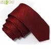 5 PCS Men's Tie Striped Pattern Solid Color Necktie Slim Skinny Ties (C7) view 2
