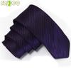 5 PCS Men's Tie Striped Pattern Solid Color Necktie Slim Skinny Ties (C7) view 4