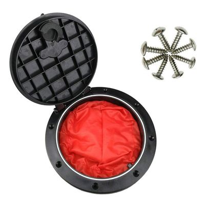 FHelectronic 6.5 Inch Kayak Cat Bag Kit Deck Hatch with Cat Bag fit for Kayak Boat Fishing Rigging (1pcs)