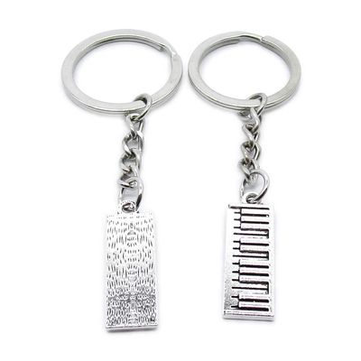 1 Item Metal Keychain Keyring Key Tags Chains Rings Jewelry Bag Charms UB9S0 Electronic Organ