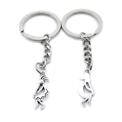 1 Item Metal Keychain Keyring Key Tags Chains Rings Jewelry Bag Charms UI1W7 Wizard Witch