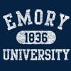 UGP Campus Apparel AH20 - Emory Eagles Athletic Arch HOODIE - Large - Navy view 4