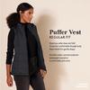 Amazon Essentials Women's Mid-Weight Puffer Vest, Olive, X-Large view 2
