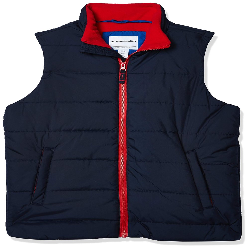 Amazon Essentials Toddler Boys' Heavyweight Outerwear Puffer Vest, Navy, 2T