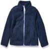 Amazon Essentials Girls' Sherpa Fleece Full-Zip Jackets, Washed Navy, 3T