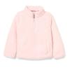 Amazon Essentials Girls' Long Sleeve Sherpa Fleece Quarter-Zip Jacket, Midweight, Light Pink, XX-Large