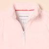 Amazon Essentials Girls' Long Sleeve Sherpa Fleece Quarter-Zip Jacket, Midweight, Light Pink, XX-Large view 4