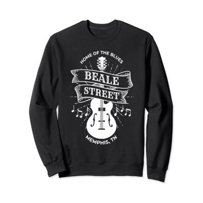 Memphis Beale Street Sweatshirt TN Blues Music Gift
