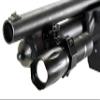 Trinity 1000 Lumen Tactical Flashlight Compatible with Mossberg 590A1  Picatinny Rail Shotgun Light with Magazine Tube Mount Black view 1